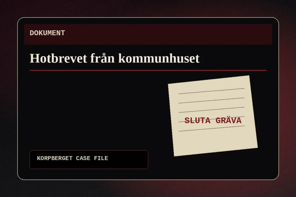 Hotbrevet från kommunhuset