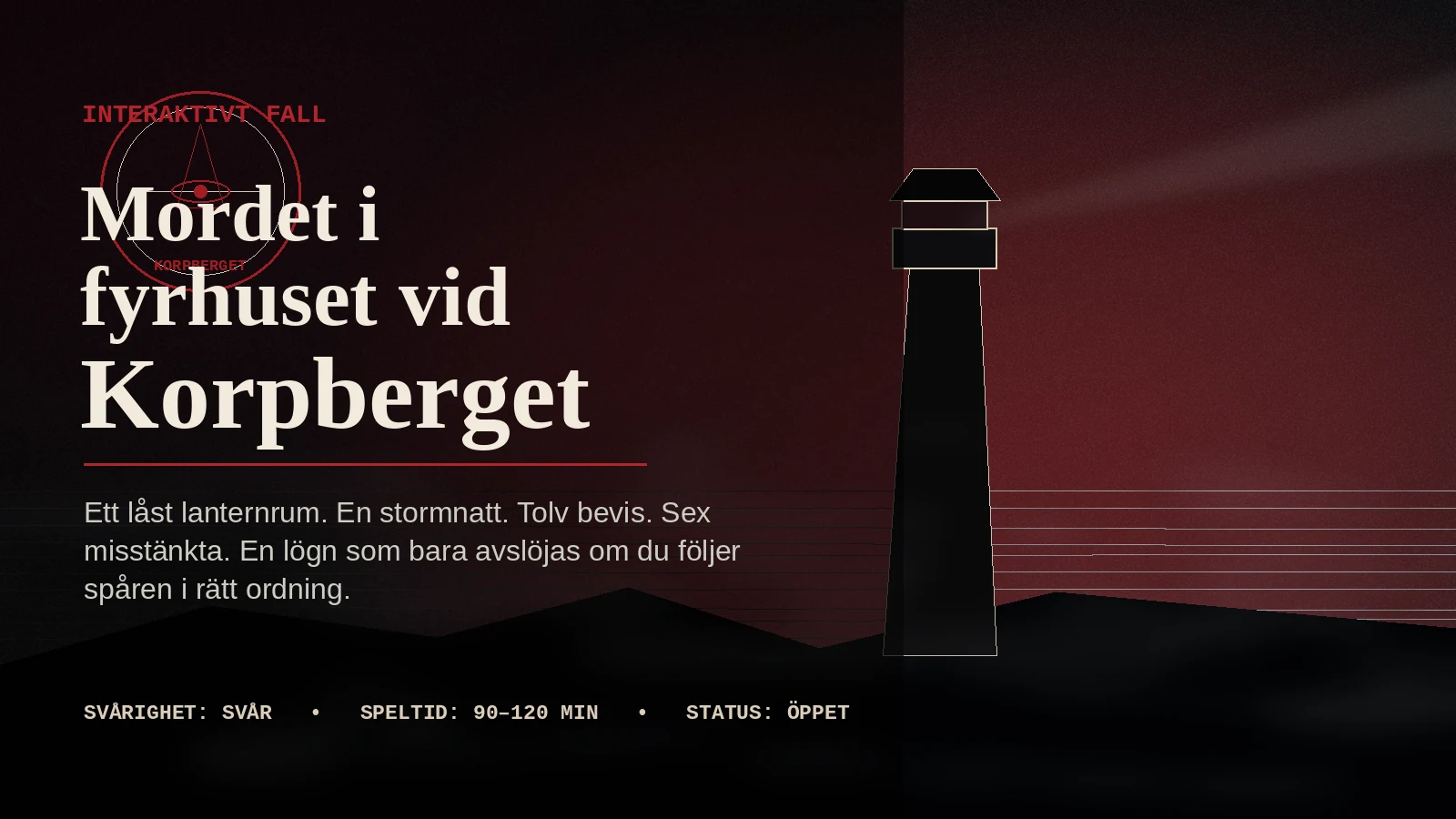 Mordet i fyrhuset vid Korpberget